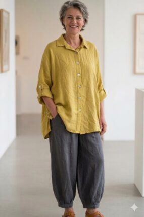 BB style -  Linnen blouse
