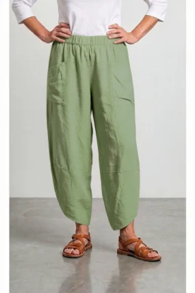 BB Style - Linnen broek PuroLino - Olijf