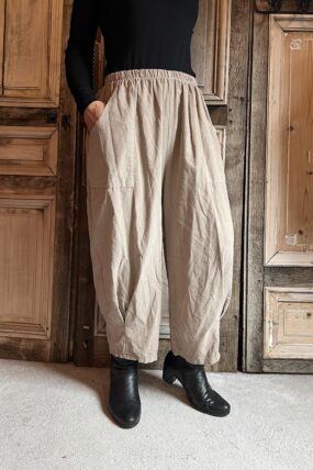 BB Style - Broek rib - ecru