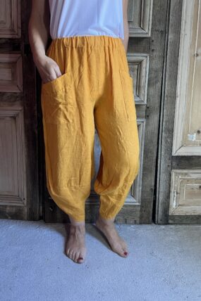 BB Style - Linnen broek - Oranje