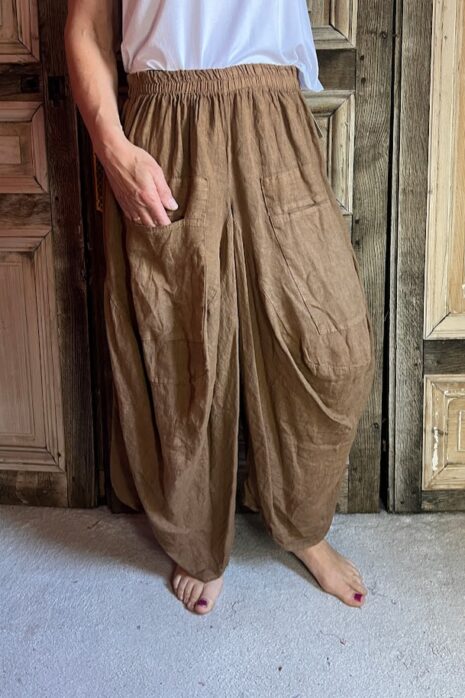 BB Style – Linnen broekrok – Bruin