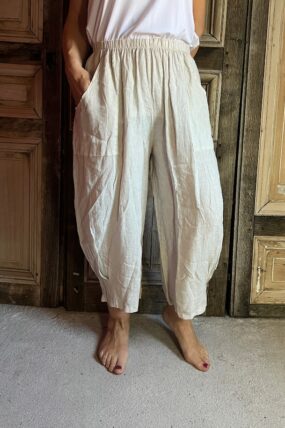 BB Style - Linnen broek - Beige