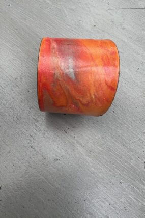 BB Style - Uniek handgemaakte armband van een LP - Oranje