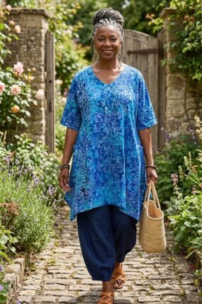 Normal Crazy - Dress Bora - Batik blue