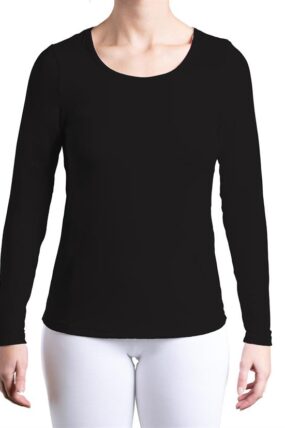 E-Avantgarde - Basic Shirt long - Zwart