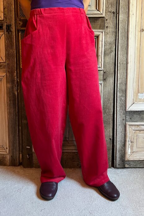 Geesje Sturre – Wijde broek corduroy 624458 – #301 Rood