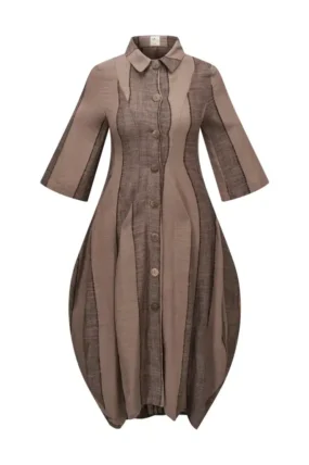 VERWACHT HeArt - Len jurk - Brown