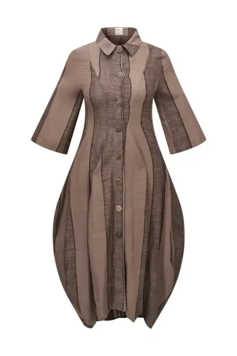 VERWACHT HeArt – Len jurk – Brown