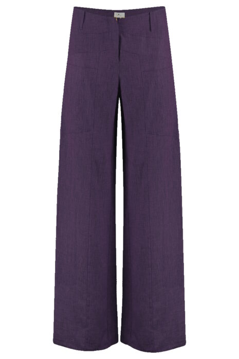 HeArt – Triangle broek linnen LNS – Purple W01