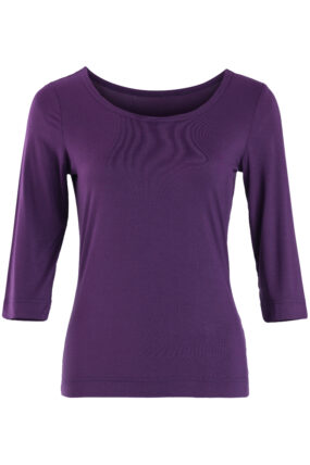 HeArt - Basic shirt 3/4 mouw - Purple