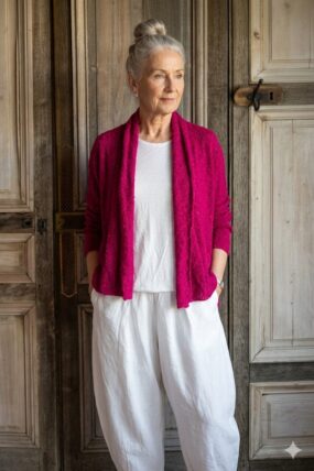 Heart - Chaca Vest - Fuksia (magenta)