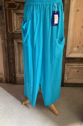 Normal Crazy - Broek Delphine - - 100% Rayon turquoise