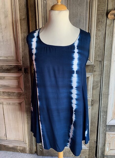 Normal Crazy top Aline Td Blue White