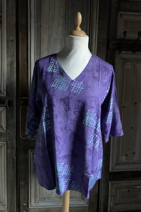 Angel Circle – 3/4 batik shirt – Maat XL