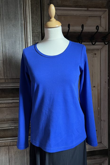 Geesje Sturre – Basic shirt – Kobalt blauw