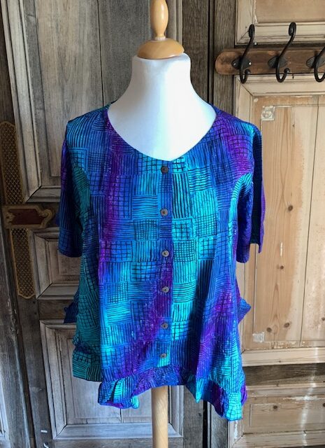 Normal Crazy – Blouse Diva met korte mouw