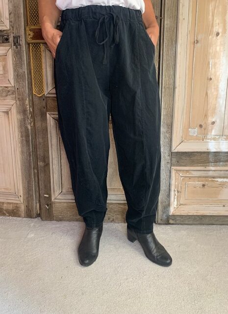 Moonshine – Broek babyrib -zwart