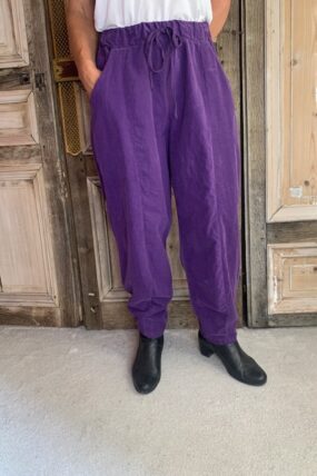 Moonshine - Broek babyrib - Purple