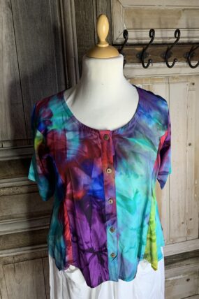 Normal Crazy - New Jipsy kort mouw batik tiedye