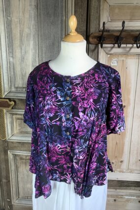 Normal Crazy - Blouse Diva met korte mouw