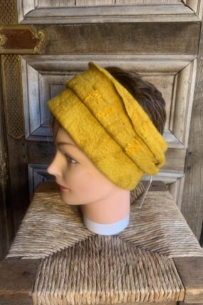 Haarband handgevilte wol  Charlotte Molenaar