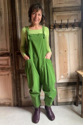 BB Style - Tuinbroek van rib - Groen