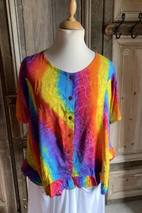 Normal Crazy - Blouse Diva met korte mouw