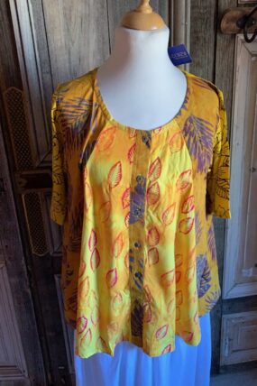 Normal Crazy - Blouse New Moza korte mouw p/w