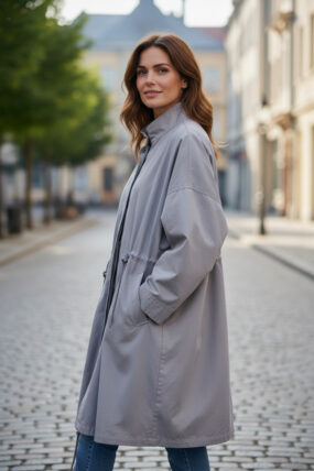 ISCHIKO® Jas 601 - 432Trout (lichtgrijs)