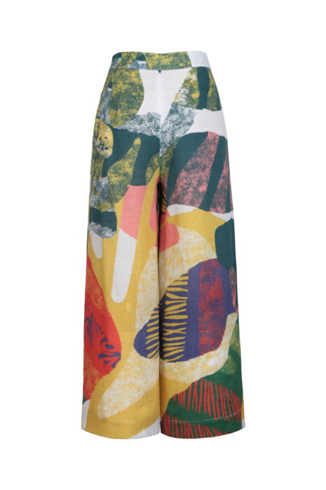 IVKO - Linnen broek - maximalist tropics pattern - Afbeelding 2
