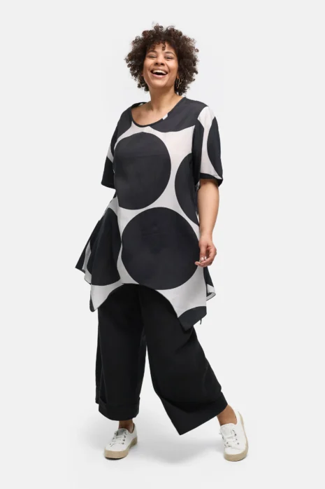 Kekoo – Tuniek Solina A-lijn – Black/White