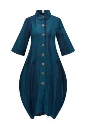 VERWACHT HeArt - Len jurk - Blue