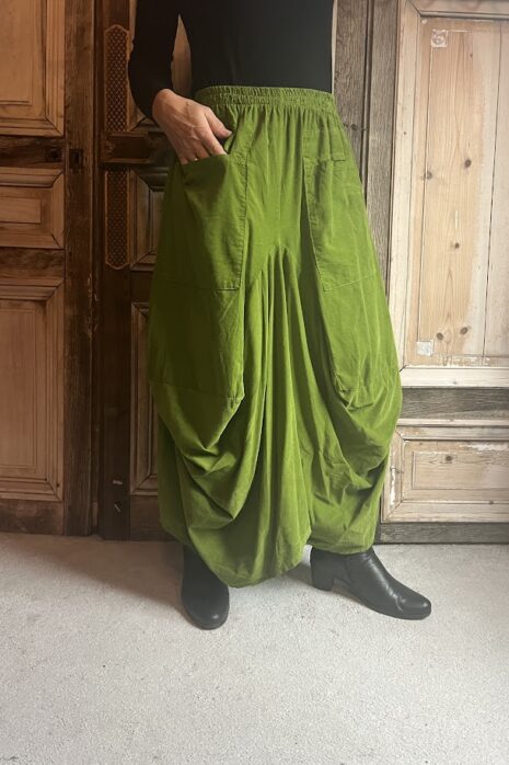 MB Style – Puur rib rok – Groen