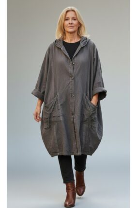 Moonshine - Tussenjas - Zwart antraciet Stonewashed