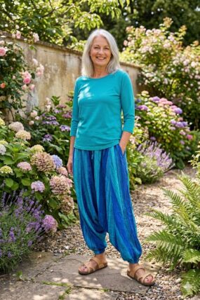 Normal Crazy - Harembroek broek Alladin - Blaauw