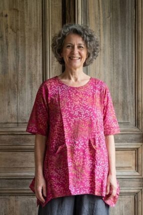 Normal Crazy - Tuniek Ursella rayon korte mouw - Magenta