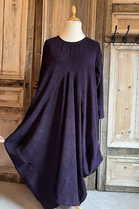 Normal Crazy – Corduroy jurk Balon – egg plant (donkerpaars)