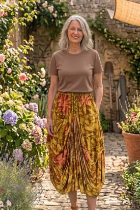 Normal Crazy - Rok Puur Tie dye - Bruin