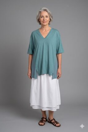 Ozai N Ku - Top Shirt - Azure