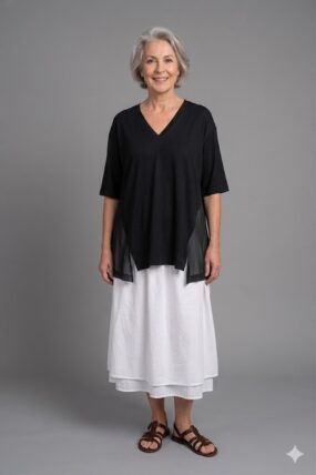 Ozai N Ku - Top Shirt - Black