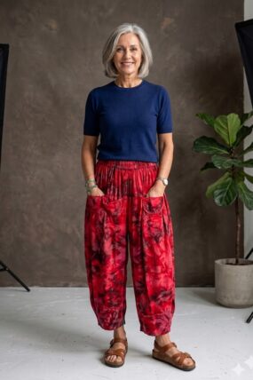 Normal Crazy - Sindy 7/8 - Tie-Dye Red