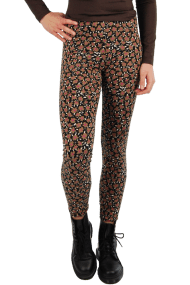 Boris - Basic legging van zacht elastisch katoen Bloemen print - nr. 3048